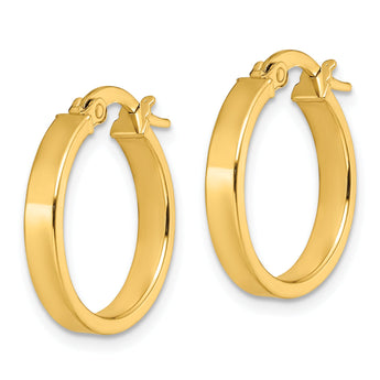 14K Polished Earrings