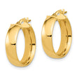 14K Polished Earrings