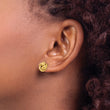 14K Polished Love Knot Post Earrings