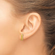 14K Polished Post Bar Earrings