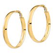 14K 6mm High Polished Omega Back Hoop Earrings