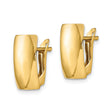 14k Polished Earrings
