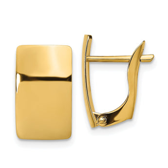 14k Polished Earrings