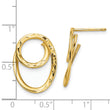 14K D/C Post Dangle Earrings