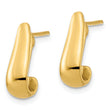 14k Polished Post Earrings