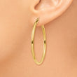 14k Polished 2.5mm Lightweight Tube Hoop Earrings