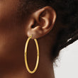 14k Polished 2.5mm Lightweight Tube Hoop Earrings