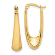 14K Polished Hoop Earrings