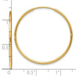 14k 1.25mm Endless Hoop Earring