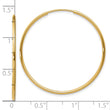 14k 1.25mm Endless Hoop Earring