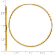 14k 1.25mm Endless Hoop Earring