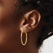 14k 1.5mm Polished Round Endless Hoop Earrings