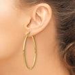 14k Polished 2x55mm Polished Hoop Earrings