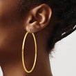 14k Polished 2x60mm Polished Hoop Earrings