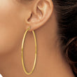 14k Polished 2x65mm Polished Hoop Earrings