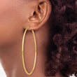 14k Polished 2x70mm Polished Hoop Earrings