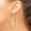 14k Polished 3mm Polished Hoop Earrings