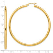 14k Polished 3mm Polished Hoop Earrings