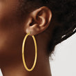 14k Polished 2.5mm Polished Hoop Earrings