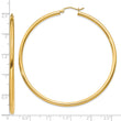 14k Polished 2.5mm Polished Hoop Earrings