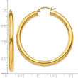 14k Polished 4mm Polished Hoop Earrings