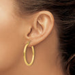 14k 2mm Square Tube Hoop Earrings