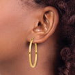 14k 2mm Square Tube Hoop Earrings
