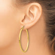 14k 2mm Square Tube Hoop Earrings
