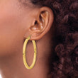 14k 3mm Polished Square Hoop Earrings