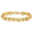 14K Men's Polished Fancy Link Bracelet