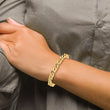14K Men's Polished Link Bracelet