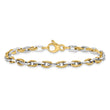 14K Two-tone Polished D/C Bracelet