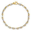 14K Two-tone Polished D/C Bracelet