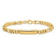 14k Men's Polished Fancy Link Bracelet