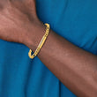 14k Men's Polished Fancy Link Bracelet