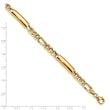 14k Men's Polished Fancy Link Bracelet