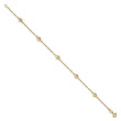 14k Two-tone Polished D/C Bracelet