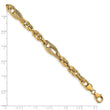 14k D/C Fancy Link Bracelet