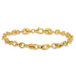 14k D/C Fancy Link Bracelet