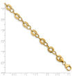14k D/C Fancy Link Bracelet