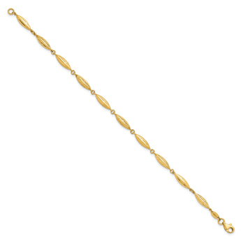 14k Polished D/C Fancy Link Bracelet