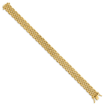 14K Polished Fancy Bracelet