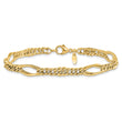 14k Polished Fancy Link Bracelet
