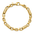 14k Men's Polished Fancy Link Bracelet