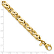 14k Men's Polished Fancy Link Bracelet