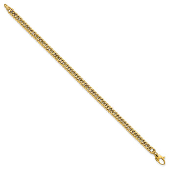 14K Polished Curb Link Bracelet
