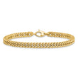 14K Polished Curb Link Bracelet