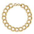14k Polished Double Link Bracelet