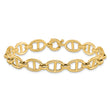 14K Polished Fancy Link Bracelet