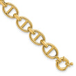 14K Polished Fancy Link Bracelet